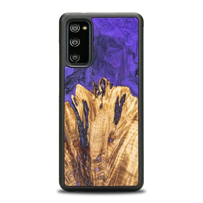 Samsung Galaxy S20 FE Etui na telefon z żywicy i drewna - Synergy#E22