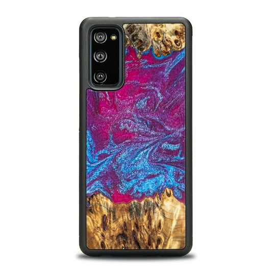 Samsung Galaxy S20 FE Handyhülle aus Harz und Holz - Synergy#E3