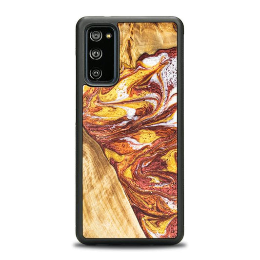 Samsung Galaxy S20 FE Handyhülle aus Harz und Holz - Synergy#E4