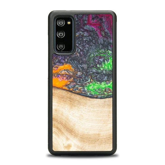 Samsung Galaxy S20 FE Handyhülle aus Harz und Holz - Synergy#F1