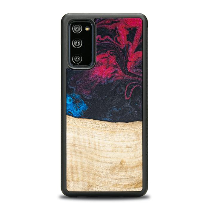 Samsung Galaxy S20 FE Handyhülle aus Harz und Holz - Synergy#F14