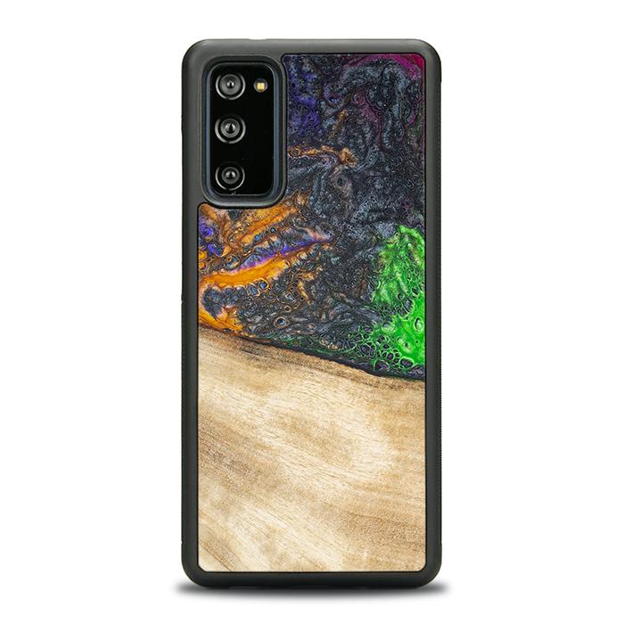 Samsung Galaxy S20 FE Handyhülle aus Harz und Holz - Synergy#F15