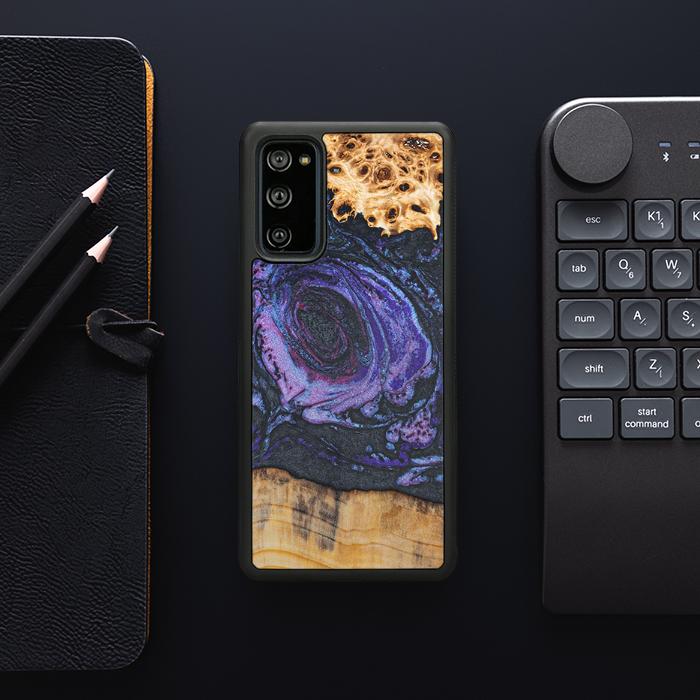 Samsung Galaxy S20 FE Handyhülle aus Harz und Holz - Synergy#F24