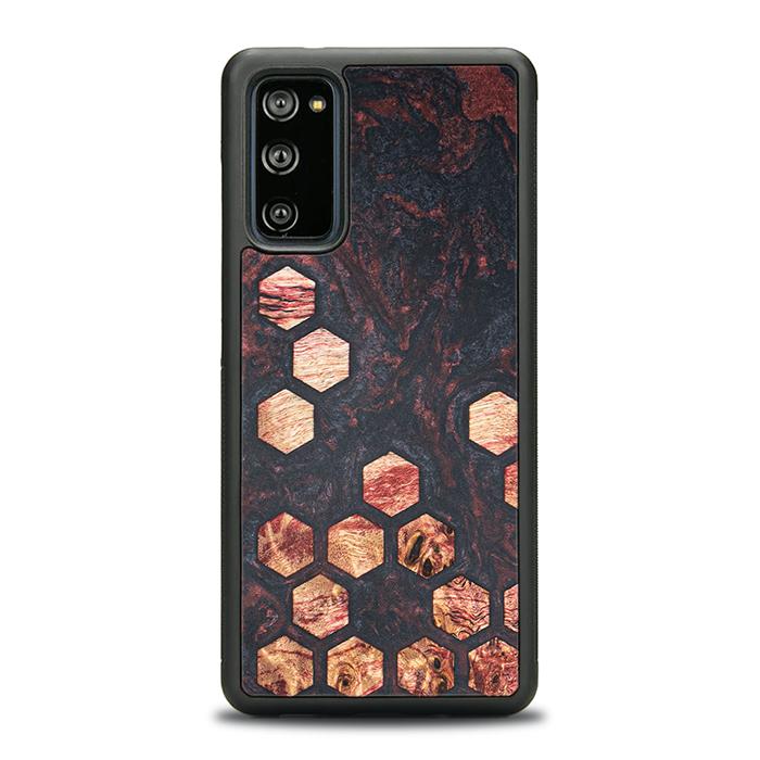 Samsung Galaxy S20 FE Handyhülle aus Harz und Holz - Synergy#F27