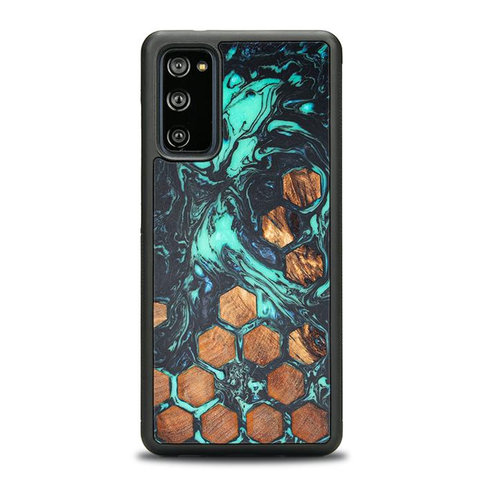 Samsung Galaxy S20 FE Handyhülle aus Harz und Holz - Synergy#F28