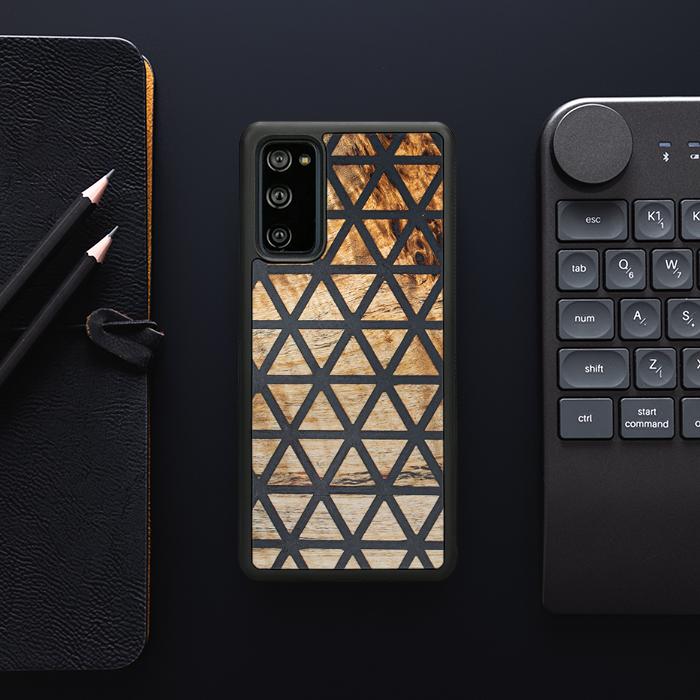Samsung Galaxy S20 FE Handyhülle aus Harz und Holz - Synergy#F29