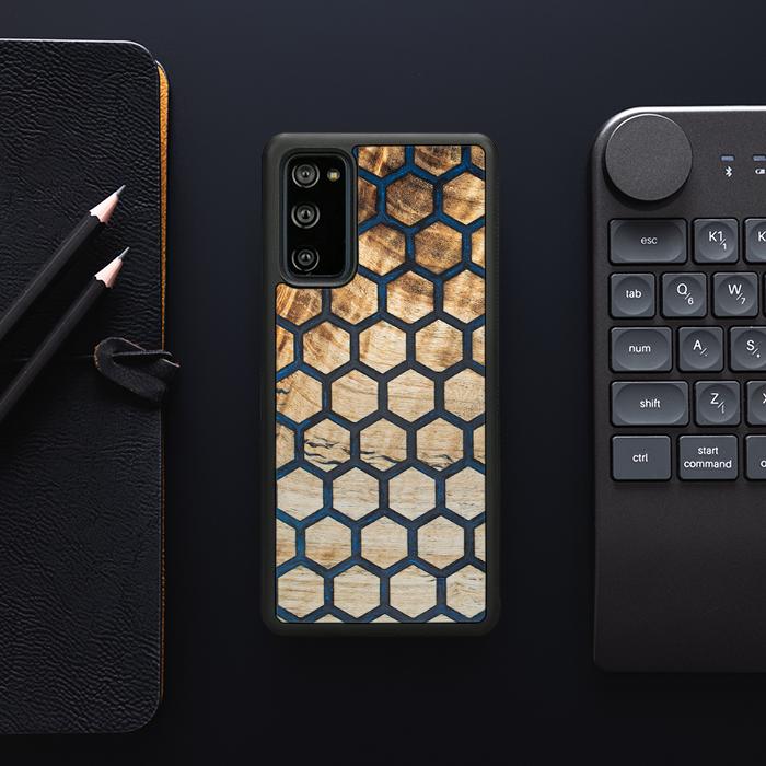 Samsung Galaxy S20 FE Handyhülle aus Harz und Holz - Synergy#F36