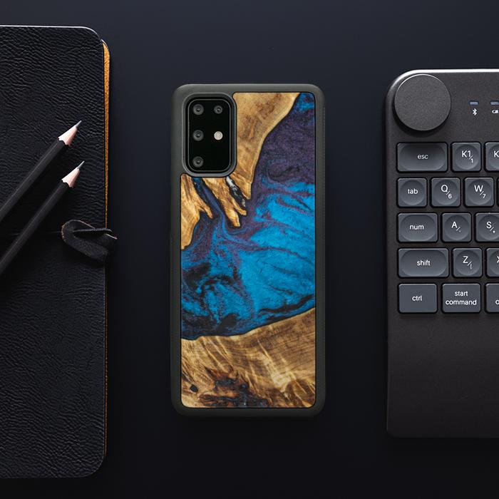 Samsung Galaxy S20 Plus Etui na telefon z żywicy i drewna - Synergy#E21