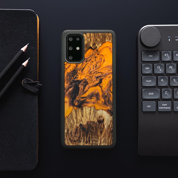 Samsung Galaxy S20 Plus Etui na telefon z żywicy i drewna - Synergy#E24