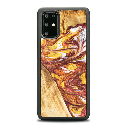 Samsung Galaxy S20 Plus Handyhülle aus Harz und Holz - Synergy#E4