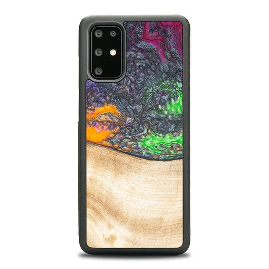 Samsung Galaxy S20 Plus Handyhülle aus Harz und Holz - Synergy#F1