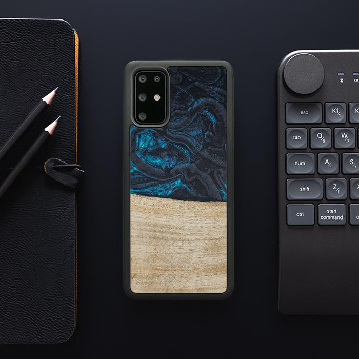 Samsung Galaxy S20 Plus Handyhülle aus Harz und Holz - Synergy#F13
