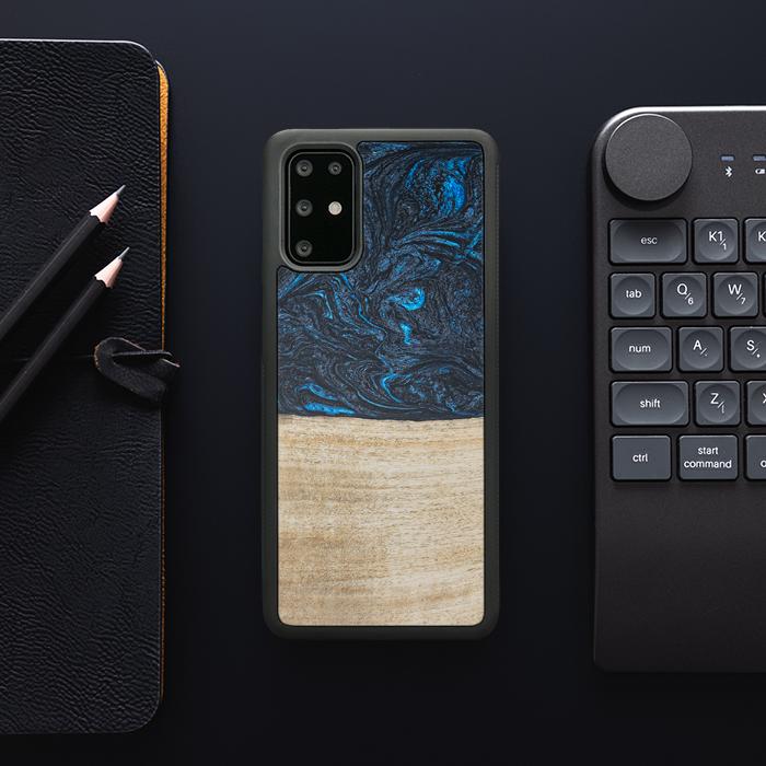 Samsung Galaxy S20 Plus Handyhülle aus Harz und Holz - Synergy#F19