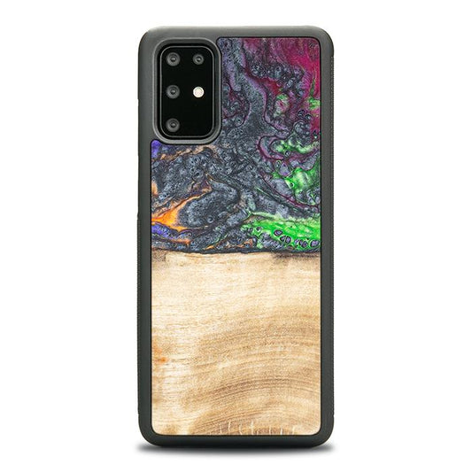 Samsung Galaxy S20 Plus Handyhülle aus Harz und Holz - Synergy#F2