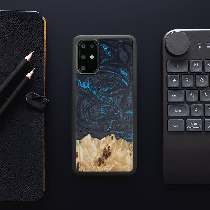 Samsung Galaxy S20 Plus Handyhülle aus Harz und Holz - Synergy#F21
