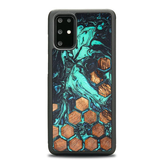 Samsung Galaxy S20 Plus Handyhülle aus Harz und Holz - Synergy#F23
