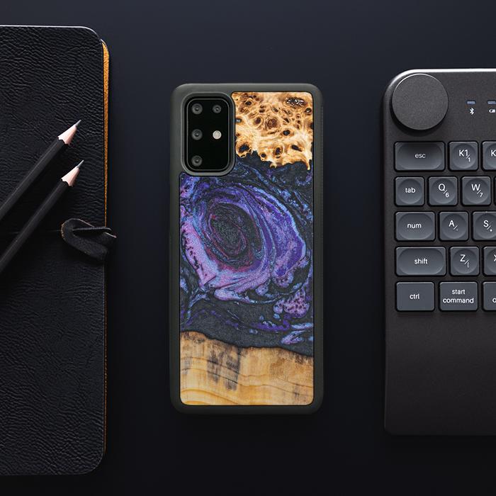 Samsung Galaxy S20 Plus Handyhülle aus Harz und Holz - Synergy#F24