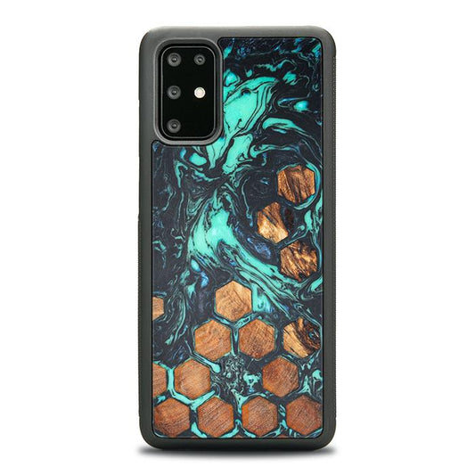 Samsung Galaxy S20 Plus Handyhülle aus Harz und Holz - Synergy#F28