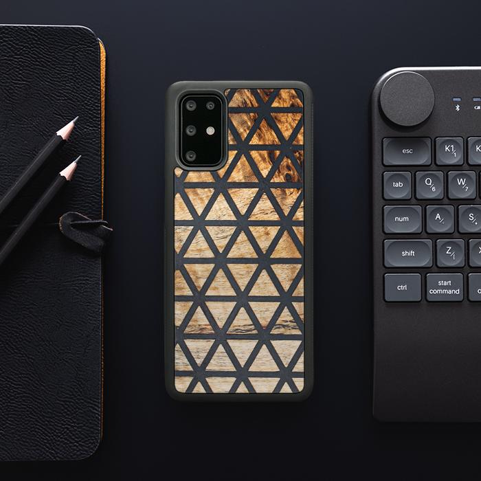 Samsung Galaxy S20 Plus Handyhülle aus Harz und Holz - Synergy#F29