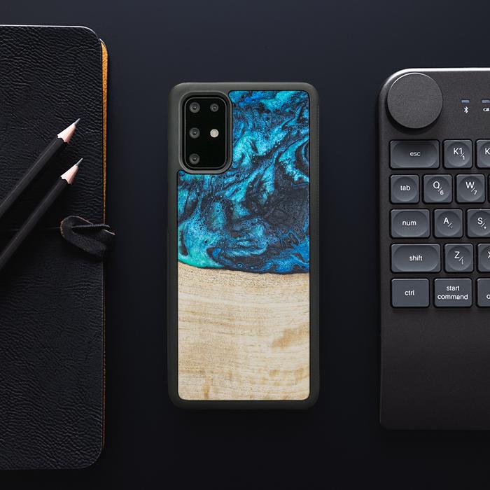 Samsung Galaxy S20 Plus Handyhülle aus Harz und Holz - Synergy#F3