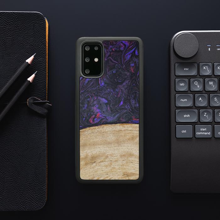 Samsung Galaxy S20 Plus Handyhülle aus Harz und Holz - Synergy#F7