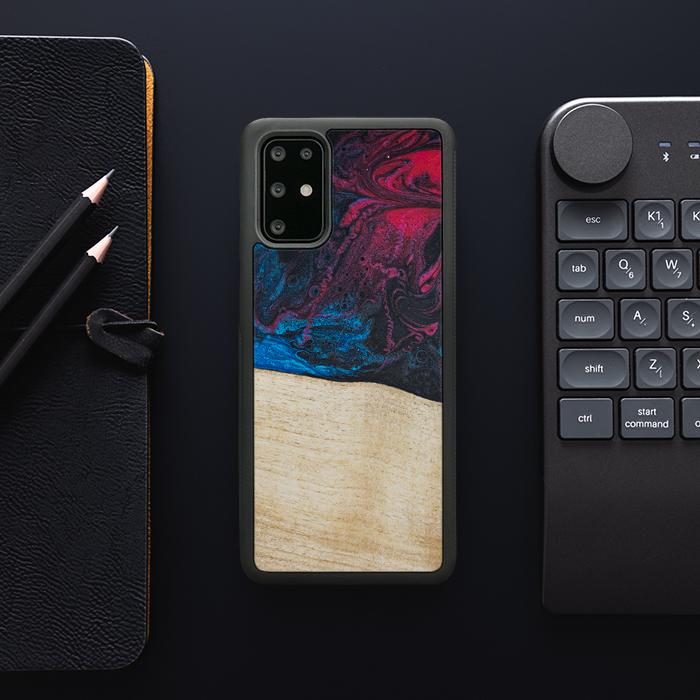 Samsung Galaxy S20 Plus Handyhülle aus Harz und Holz - Synergy#F9