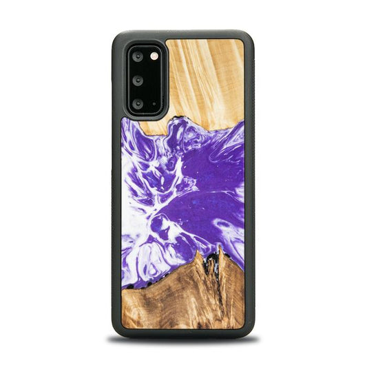 Samsung Galaxy S20 Handyhülle aus Harz und Holz - Synergy#A78