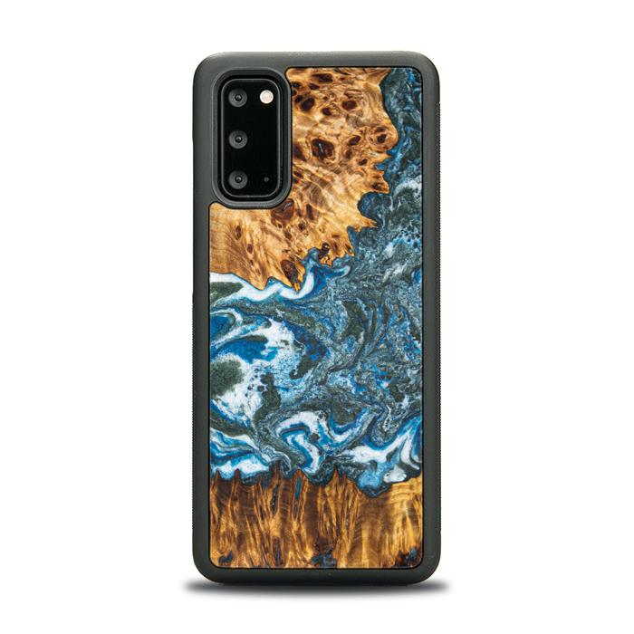 Samsung Galaxy S20 Handyhülle aus Harz und Holz - Synergy#E17