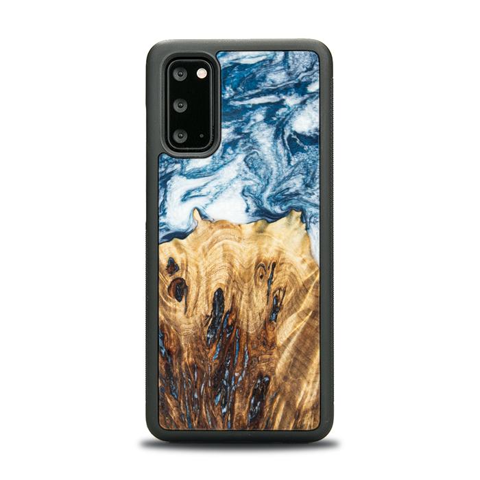 Samsung Galaxy S20 Handyhülle aus Harz und Holz - Synergy#E23
