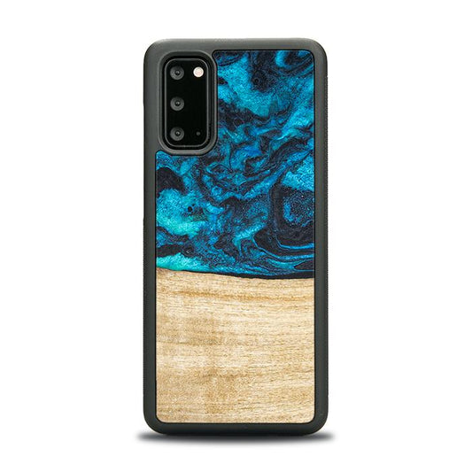 Samsung Galaxy S20 Handyhülle aus Harz und Holz - Synergy#F11