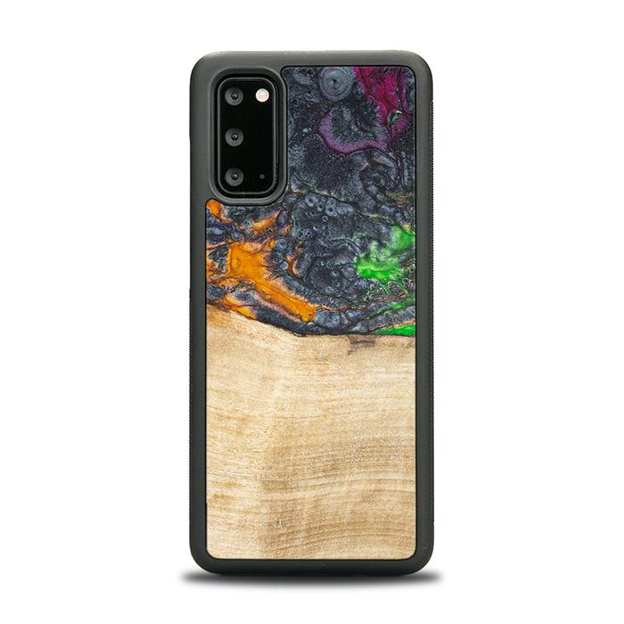 Samsung Galaxy S20 Handyhülle aus Harz und Holz - Synergy#F16