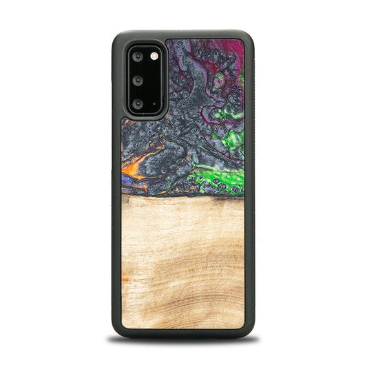 Samsung Galaxy S20 Handyhülle aus Harz und Holz - Synergy#F2