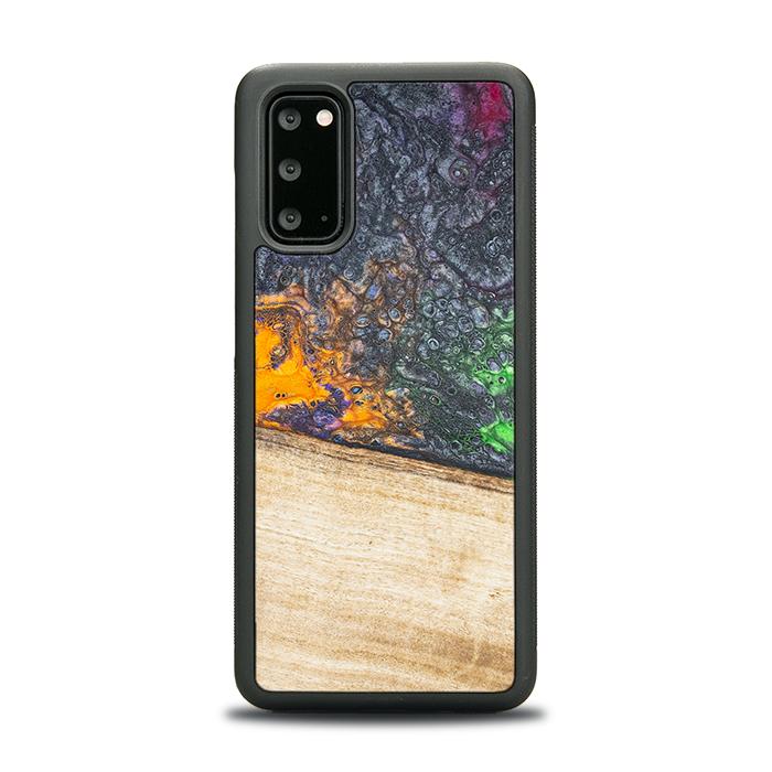 Samsung Galaxy S20 Handyhülle aus Harz und Holz - Synergy#F20