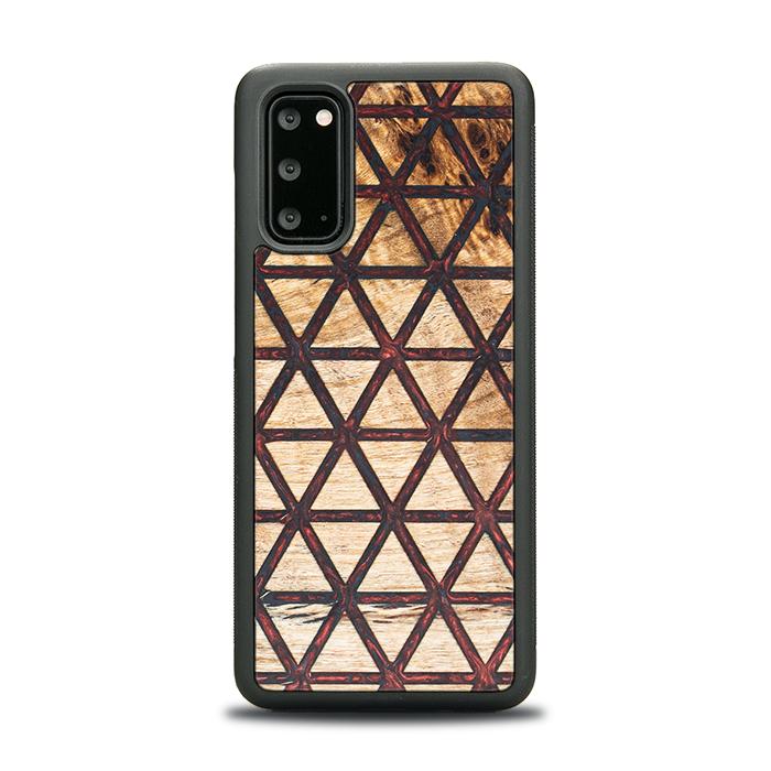 Samsung Galaxy S20 Handyhülle aus Harz und Holz - Synergy#F22