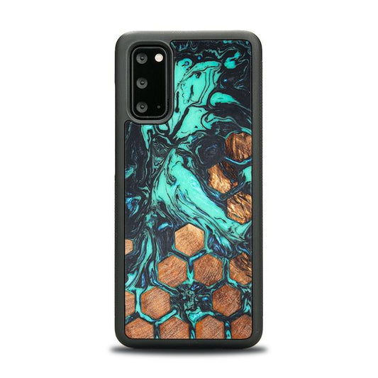 Samsung Galaxy S20 Handyhülle aus Harz und Holz - Synergy#F23