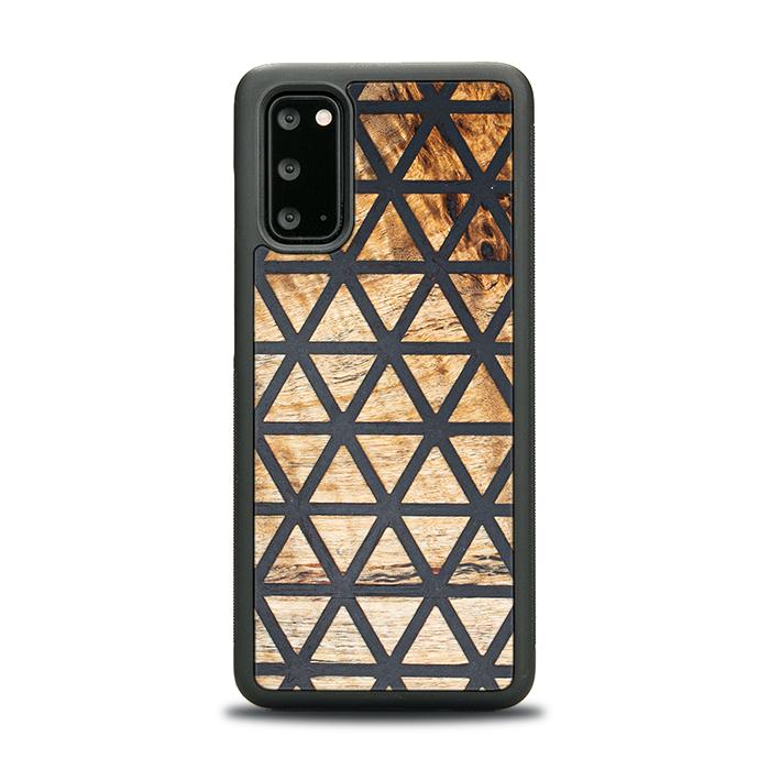 Samsung Galaxy S20 Handyhülle aus Harz und Holz - Synergy#F29