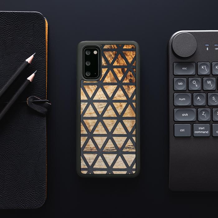 Samsung Galaxy S20 Handyhülle aus Harz und Holz - Synergy#F29