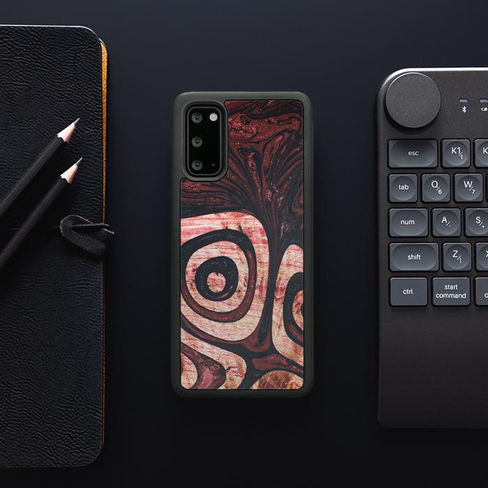 Samsung Galaxy S20 Handyhülle aus Harz und Holz - Synergy#F32