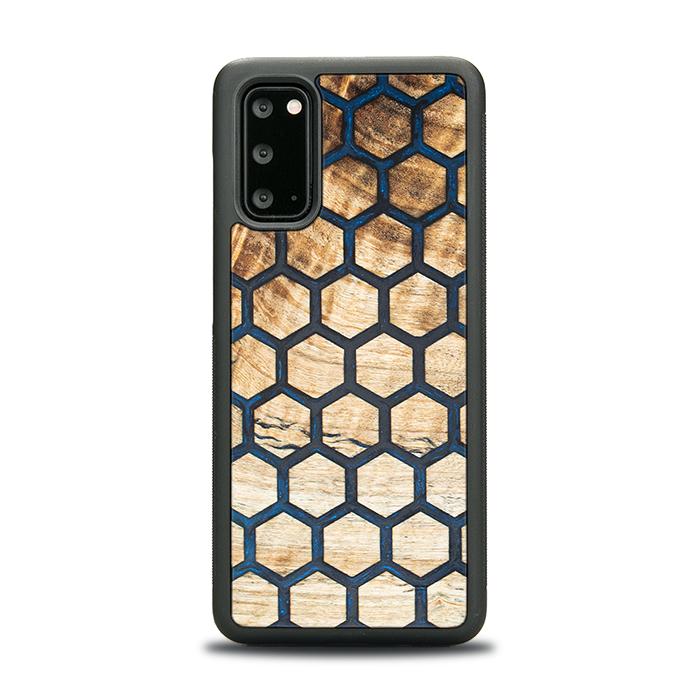 Samsung Galaxy S20 Handyhülle aus Harz und Holz - Synergy#F36