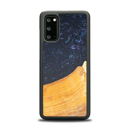 Samsung Galaxy S20 Handyhülle aus Harz und Holz - Synergy#F37