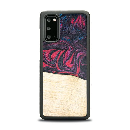 Samsung Galaxy S20 Handyhülle aus Harz und Holz - Synergy#F5
