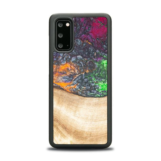 Samsung Galaxy S20 Handyhülle aus Harz und Holz - Synergy#F6