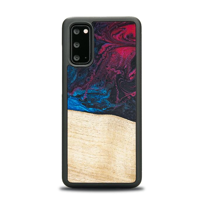 Samsung Galaxy S20 Handyhülle aus Harz und Holz - Synergy#F9