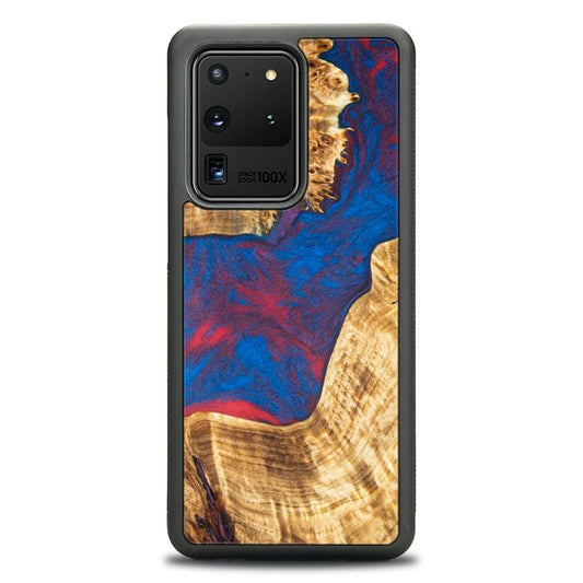 Samsung Galaxy S20 Ultra Handyhülle aus Harz und Holz - Synergy#E10