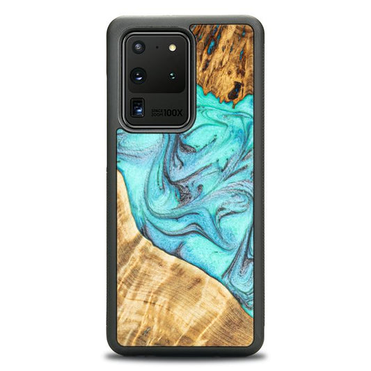 Samsung Galaxy S20 Ultra Handyhülle aus Harz und Holz - Synergy#E16