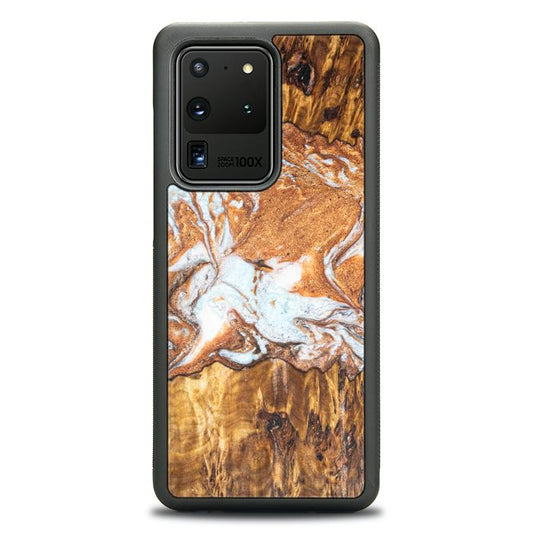 Samsung Galaxy S20 Ultra Etui na telefon z żywicy i drewna - Synergy#E18