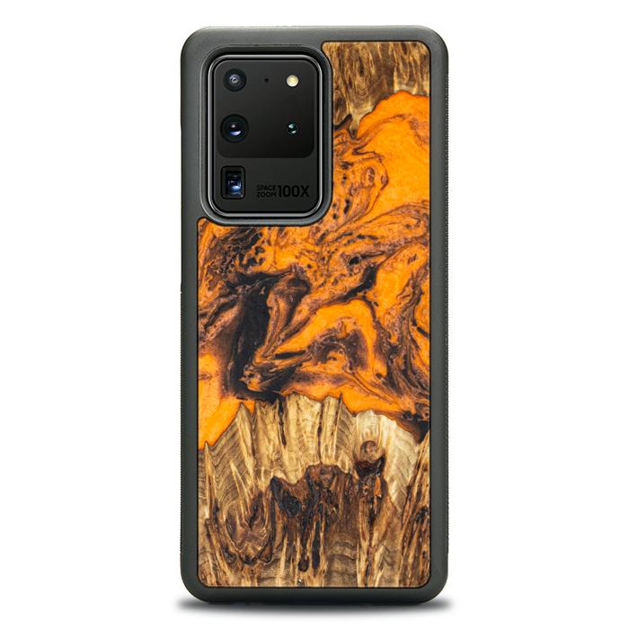 Samsung Galaxy S20 Ultra Etui na telefon z żywicy i drewna - Synergy#E24