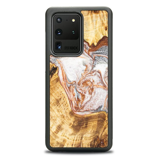 Samsung Galaxy S20 Ultra Handyhülle aus Harz und Holz - Synergy#E5