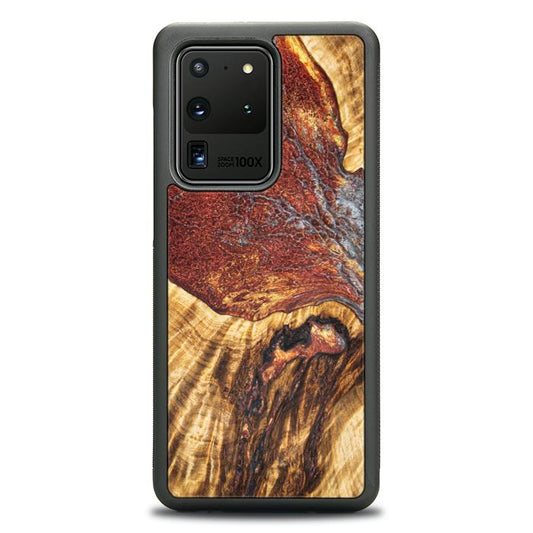 Samsung Galaxy S20 Ultra Handyhülle aus Harz und Holz - Synergy#E9