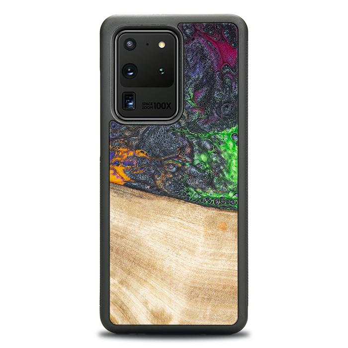 Samsung Galaxy S20 Ultra Handyhülle aus Harz und Holz - Synergy#F10